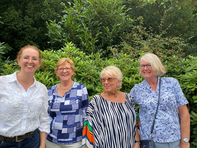 De vier dames die de Kunstroute Zeist organiseren