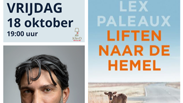 Schrijver Lex Paleaux komt naar boekhandel Kramer & van Doorn in Zeist