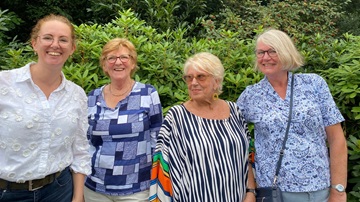 De vier dames die de Kunstroute Zeist organiseren