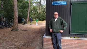 Inno van Maanen bij scoutinggroep De Bison in Zeist