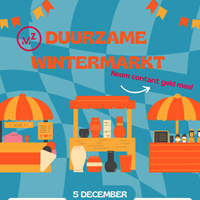 Affiche van de duurzame wintermarkt op het OVMZ